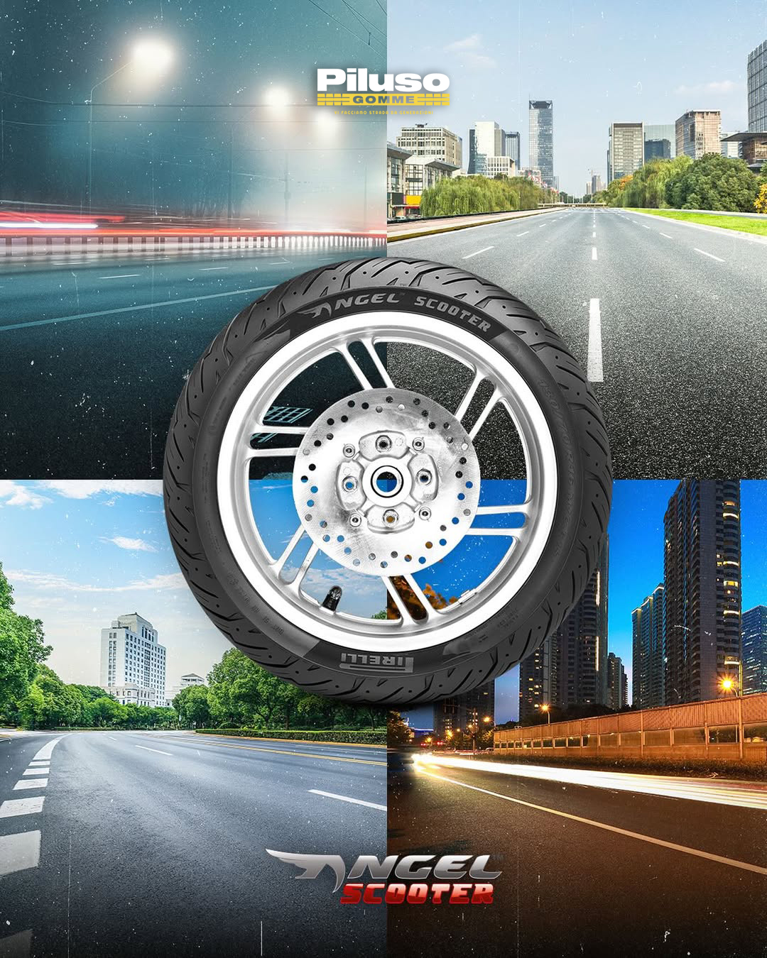 La città non si ferma mai… e nemmeno tu.
Guida più scorrevole, guida più intelligente con ANGEL™ SCOOTER.👉 @pirellimoto~ ~ ~
Tutte le soluzioni per la tua Auto/Moto/Camion
in Via Fisicara 6/A, Caltagirone (CT)
tel. +39 0933 51275www.pilusogomme.it
#piluso #pilusogomme #caltagironeADV | @agenziafiico
#fiico #fiicopubblicità